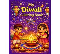 My Diwali Coloring Book for Ages 3-8 (Saturn Mars Books Kids Activities Collection)