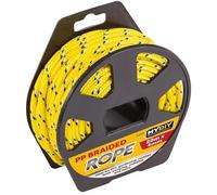 MY DIY Braided Rope 20M Polypropylene Rope on Reel Strong Heavy Duty Multipurpose 4MM Thick Ropes Tactical Paracord Utility Cord for Bracelet Crafting DIY Clothes Line Camping Outdoor Garden