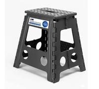 MY DIY Folding Step Stool 15 Inch (40cm) Lightweight Heavy Duty Strong Plastic Stool For Kids & Adults With Easy Carry Handle 150KG Weight Capacity Portable Footstool (Grey)