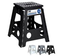 MY DIY Folding Step Stool 16 Inches Lightweight Heavy Duty Strong Plastic Stool For Kids & Adults With Easy Carry Handle 150KG Weight Capacity Portable Footstool