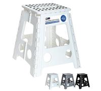 MY DIY Folding Step Stool 16 Inches Lightweight Heavy Duty Strong Plastic Stool For Kids & Adults With Easy Carry Handle 150KG Weight Capacity Portable Footstool