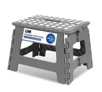 MY DIY Folding Step Stool 8.5 Inch (22cm) Lightweight Heavy Duty Strong Plastic Stool For Kids & Adults With Easy Carry Handle 150KG Weight Capacity Portable Footstool