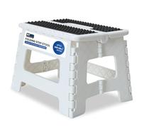 MY DIY Folding Step Stool 8.5 Inch (22cm) Lightweight Heavy Duty Strong Plastic Stool For Kids & Adults With Easy Carry Handle 150KG Weight Capacity Portable Footstool