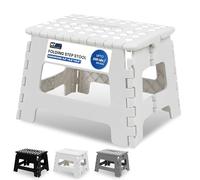 MY DIY Folding Step Stool 8.5 Inch (22cm) Lightweight Heavy Duty Strong Plastic Stool For Kids & Adults With Easy Carry Handle 150KG Weight Capacity Portable Footstool