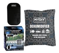 My DIY PROFESSIONAL PRODUCTS Reusable Car Dehumidifier 500 Gram With Non Slip Dashboard Mat Portable Car Moisture Absorber Bag Reduces Moisture Damp