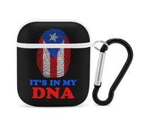 My DNA PuertoRico1 Flag Novelty Earphone Case Cover Compatible for AirPods 1&2 Headphone Earbuds Cases