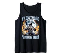 My Doctor Said I’m Morbidly A Beast Wolf Funny Alpha Wolves Tank Top