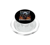 My Doctor Said I'm Morbidly A Beast Funny Alpha Wolf Meme PopSockets PopGrip for MagSafe