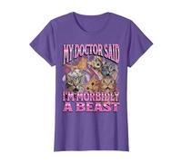 My Doctor Said I'm Morbidly A Beast Funny Cat Meme Bootleg T-Shirt