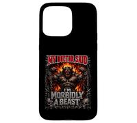 My Doctor Said I'm Morbidly A Beast Funny Monster Skull Joke Case for iPhone 15 Pro Max
