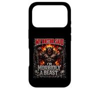 My Doctor Said I'm Morbidly A Beast Funny Monster Skull Joke Case for iPhone 17 Pro