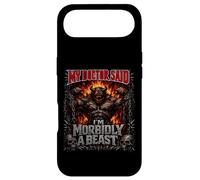 My Doctor Said I'm Morbidly A Beast Funny Monster Skull Joke Case for iPhone Air