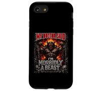 My Doctor Said I'm Morbidly A Beast Funny Monster Skull Joke Case for iPhone SE (2020) / 7/8