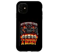 My Doctor Said I'm Morbidly A Beast Funny Skull Bodybuilding Case for iPhone 11