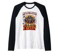 My Doctor Said I'm Morbidly A Beast Funny Skull Bodybuilding Raglan Baseball Tee