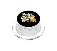 My Dog Ate My Lesson Plan Dog Lover Teacher PopSockets PopGrip for MagSafe