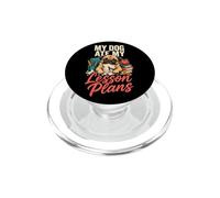 My Dog Ate My Lesson Plans - Pug Teacher PopSockets PopGrip for MagSafe