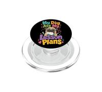 My Dog Ate My Lesson Plans - Pug Teacher PopSockets PopGrip for MagSafe