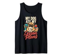 My Dog Ate My Lesson Plans - Pug Teacher Tank Top
