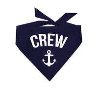 My Dog Bandana Crew Summer Boat Dog Matching Dog Bandana (Navy) Crew One Size Fits Most