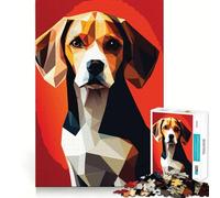 My Dog Beagle 1000 Piece Jigsaw Puzzles for Adults Teenagers Brain Play Peaceful Fun Sharp Edge Memorable Gift (38x52cm)