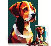 My Dog Beagle 1000 Piece Jigsaw Puzzles for Adults Teenagers Brain Play Peaceful Fun Sharp Edge Memorable Gift (38x52cm)