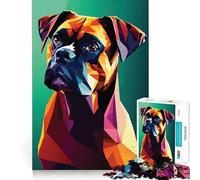 My Dog Boxer 1000 Piece Jigsaw Puzzles for Teenagers Jigsaw Reason Skill Toy Shared Fun Tight Cut Wall Art Decor (50x75cm)