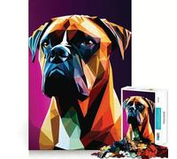 My Dog Boxer Jigsaw Puzzles for Adults 1000 Mind Exercise Toy Relax Time Design Assembly (38x52cm)