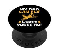 My Dog Can Fly What’s Yours Do Dock Diving PopSockets Adhesive PopGrip