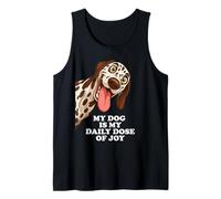 My Dog Is My Daily Dose Of Joy Dalmatian Puppy Pup Owner Tank Top