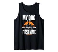 My Dog is My First Mate Kayaking Lake River Paddle Tank Top