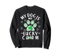 My Dog is My Lucky Charm Shamrock Shirt St Patricks Day Sweatshirt