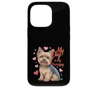 My Dog Is Therapy Yorkshire Terrier Lover Case for iPhone 13 Pro