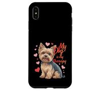 My Dog Is Therapy Yorkshire Terrier Lover Case for iPhone XS Max