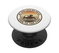 My Dog Lets Me Drive Them To The Park Funny Pet Humor PopSockets Adhesive PopGrip