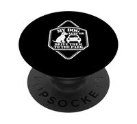 My Dog Lets Me Drive Them To The Park Funny Pet Humor PopSockets Adhesive PopGrip