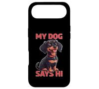 My Dog Says Hi Pet Owner Companion Greetings - Case for iPhone Air