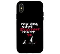 My dog says Starmer must go Case for iPhone X/XS