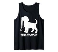 My Dog Was Adopted Adopt A Pet Adoption Puppy Animal Rescue Tank Top