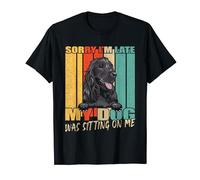 My Dog Was Sitting On Me Funny Black Cocker Spaniel Owner T-Shirt
