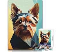 My Dog Yorkshire Terrier 1000 Piece Puzzle For Adults Play And Learn Smart Activity Unique Heartfelt Celebration Gift Size 38x26cm