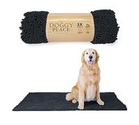 My Doggy Place - Hundeteppich aus sehr saugfähiger Mikrofaser, langlebig, schnell trocknend, waschbar, hält Ihr Haus sauber (Größen: Läufer in M, L, XL, für den Flur,Runner (5'x3' Feet), anthrazit