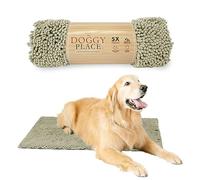 My Doggy Place - Ultra Absorbent Microfiber Dog Door Mat, Durable, Quick Drying, Washable, Prevent Mud Dirt, Keep Your House Clean (Oatmeal, Large) - 91 x 66 cm