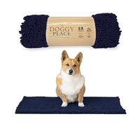 My Doggy Place - Ultra Absorbent Microfiber Dog Door Mat, Durable, Quick Drying, Washable, Prevent Mud Dirt, Keep Your House Clean (Navy Blue, Medium) - 31 x 20 inch…