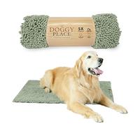 My Doggy Place - Ultra Absorbent Microfiber Dog Door Mat, Durable, Quick Drying, Washable, Prevent Mud Dirt, Keep Your House Clean (Sage Green, Large) - 91 x 66 cm