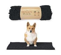 My Doggy Place - Ultra Absorbent Microfiber Dog Door Mat, Durable, Quick Drying, Washable, Prevent Mud Dirt, Keep Your House Clean (Charcoal, Medium) - 78 x 50 cm