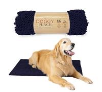 My Doggy Place - Ultra Absorbent Microfiber Dog Door Mat, Durable, Quick Drying, Washable, Prevent Mud Dirt, Keep Your House Clean (Blue) 91 x 66 cm