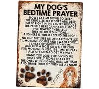 MY DOG'S BEDTIME PRAYER RETRO STYLE METAL TIN SIGN/PLAQUE (CAVAPOO)