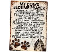 MY DOG'S BEDTIME PRAYER RETRO STYLE METAL TIN SIGN/PLAQUE (COCKER SPANIEL)