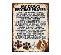MY DOG'S BEDTIME PRAYER RETRO STYLE METAL TIN SIGN/PLAQUE DOG BREEDS (Springer Spaniel)